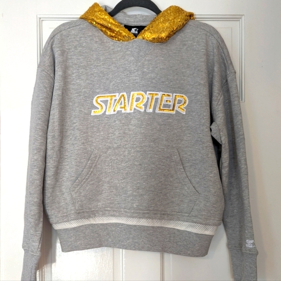 STARTER Tops - Sequins Starter Logo sweatshirt size S